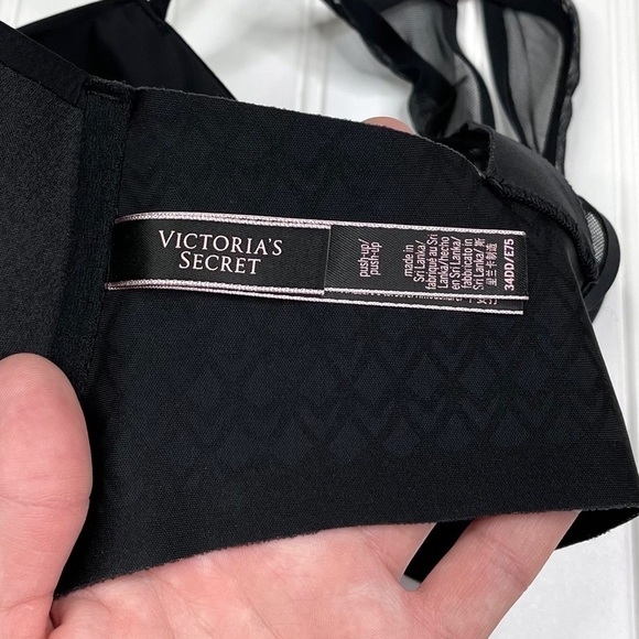 Victorias Secret Push Up Bra Front Closure Black - Picture 4 of 5